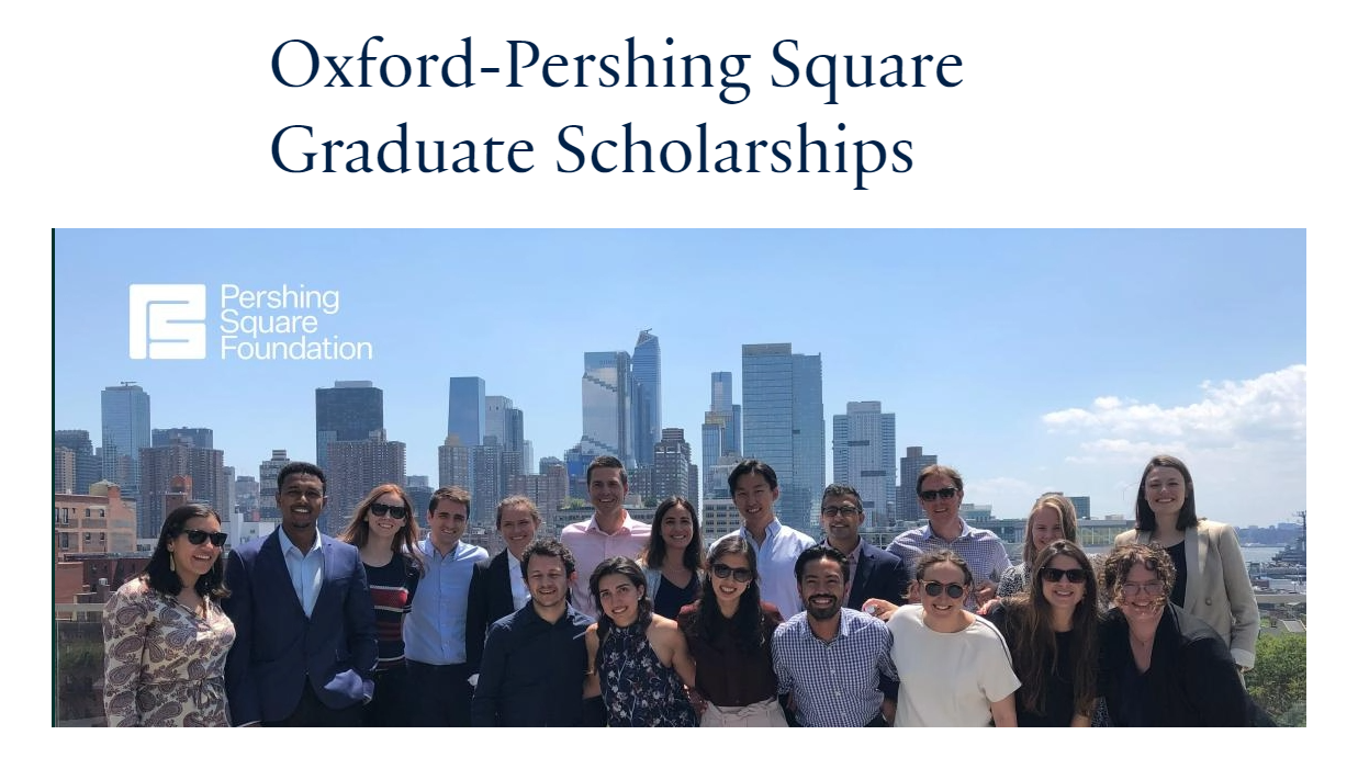 Oxford-Pershing Square Graduate Scholarships