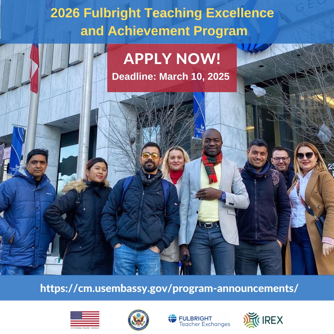 Fulbright Teaching Excellence and Achievement Notice of Training Opportunity