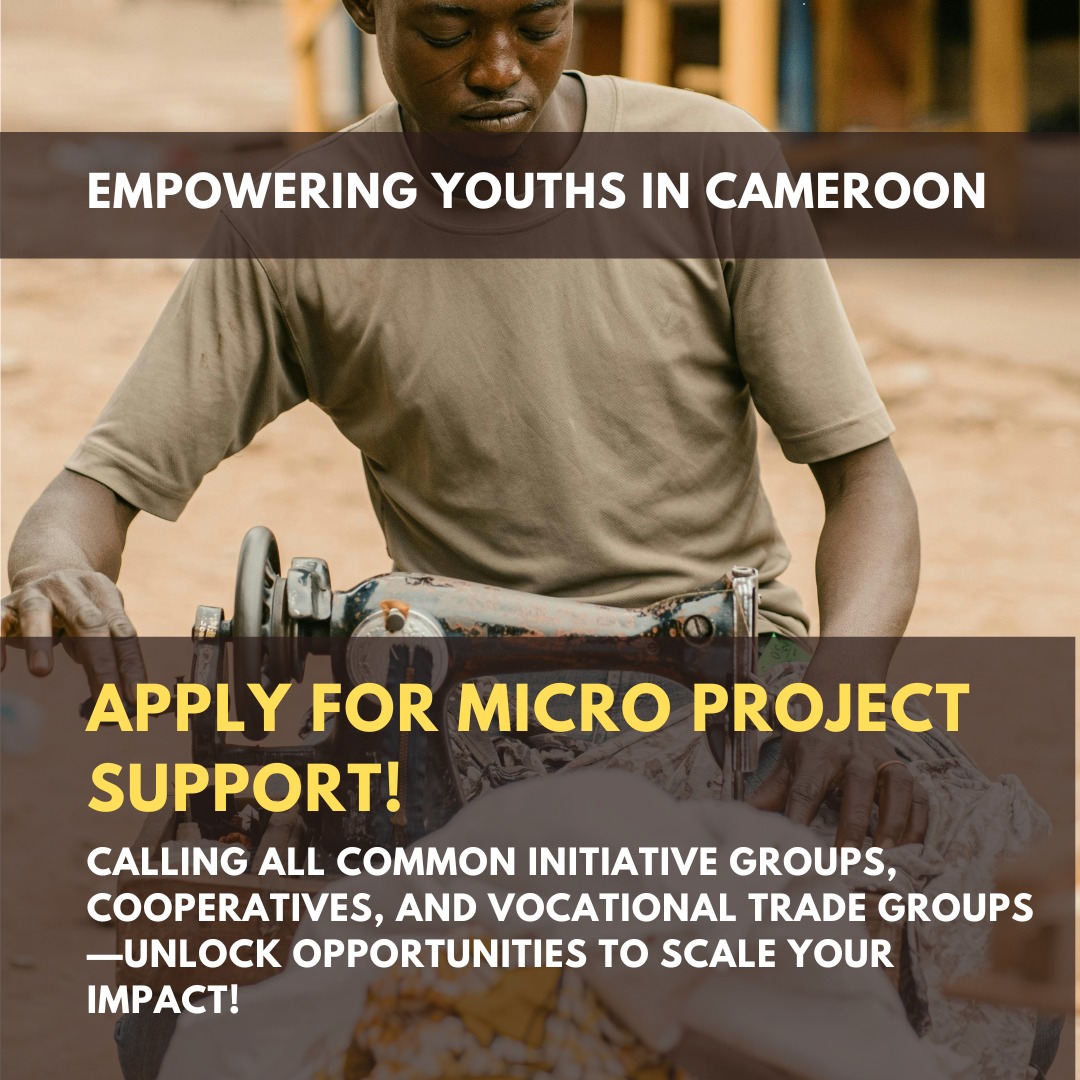 CALL FOR APPLICATIONS – EMPOWERING YOUTHS IN CAMEROON