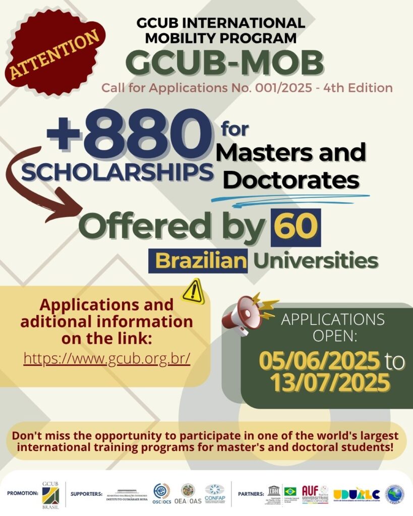 GCUB INTERNATIONAL MOBILITY PROGRAM – GCUB-MOB